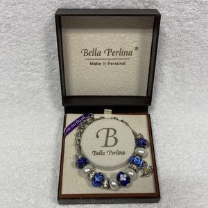 Vintage Bella Perlina Bracelet European Charm NIB Mothers Day Birthday dolphin